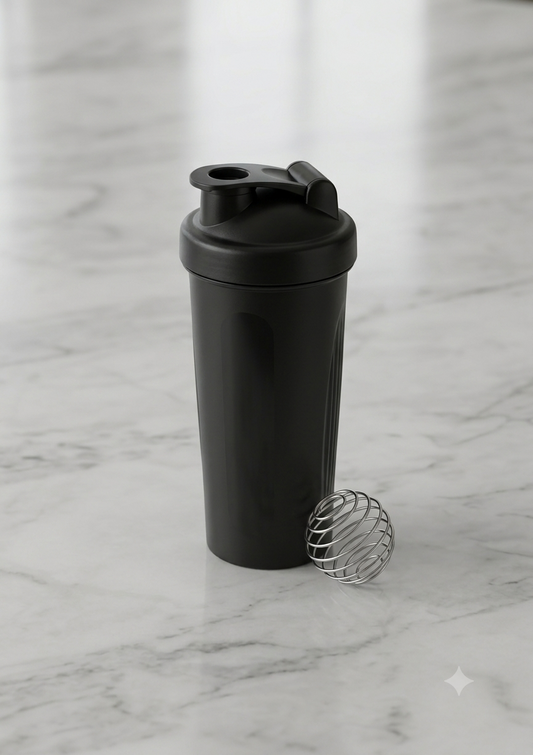 Copo Shaker Clássico AuraFit – Com Mola Misturadora em Inox