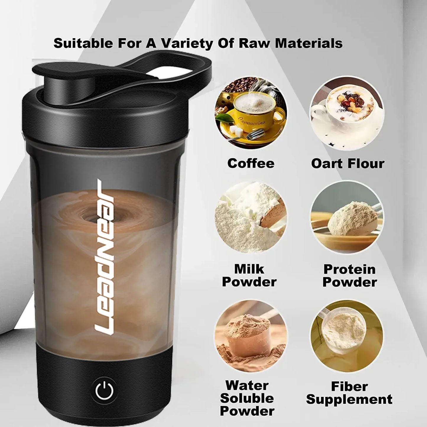 Liquidificador Portátil Recarregável AuraFit – Shaker Elétrico Premium